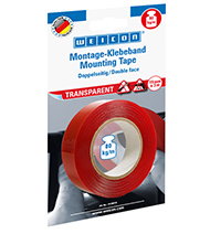 WEICON丙烯酸強力雙面膠帶透明款 WEICON Mounting Tape Transparent